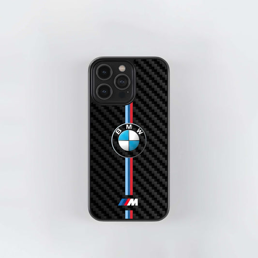 BMW M Carbon Stripes Glass Case