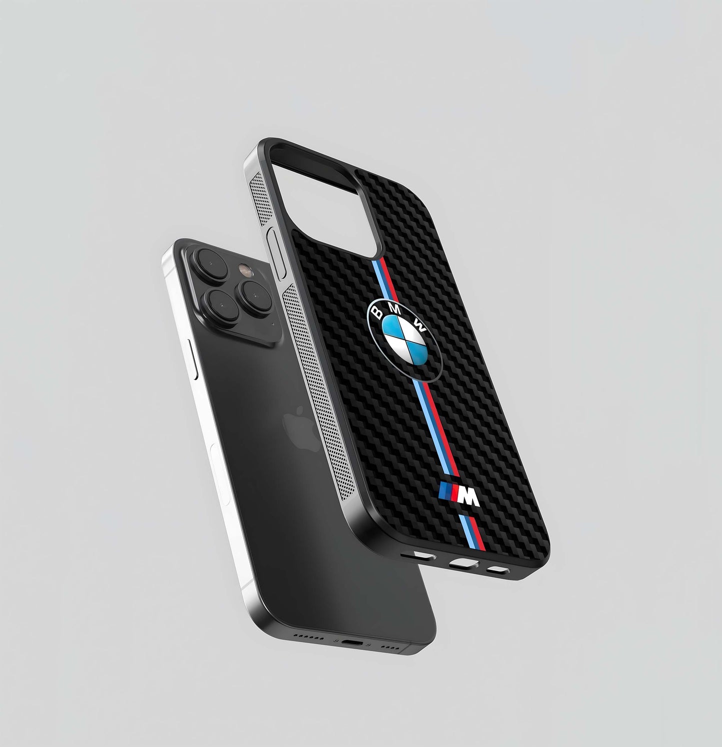 BMW M Carbon Stripes Glass Case