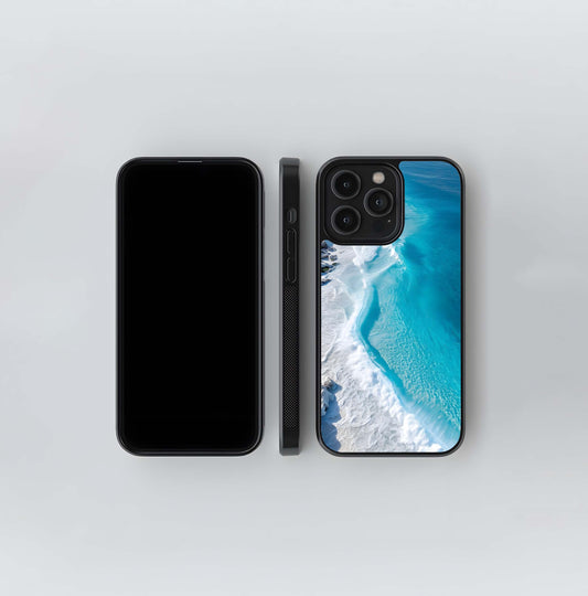 Azure Tide Glass Case