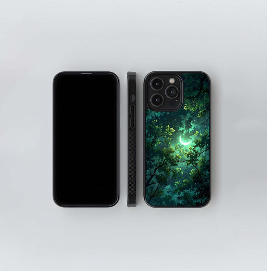 Emerald Night Sky Glass Case