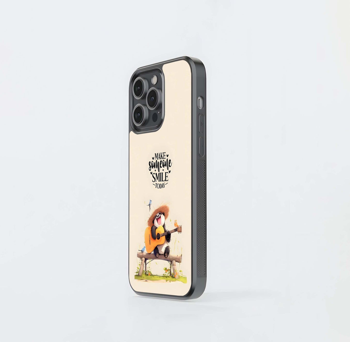 Singing Panda Encouragement Glass Case