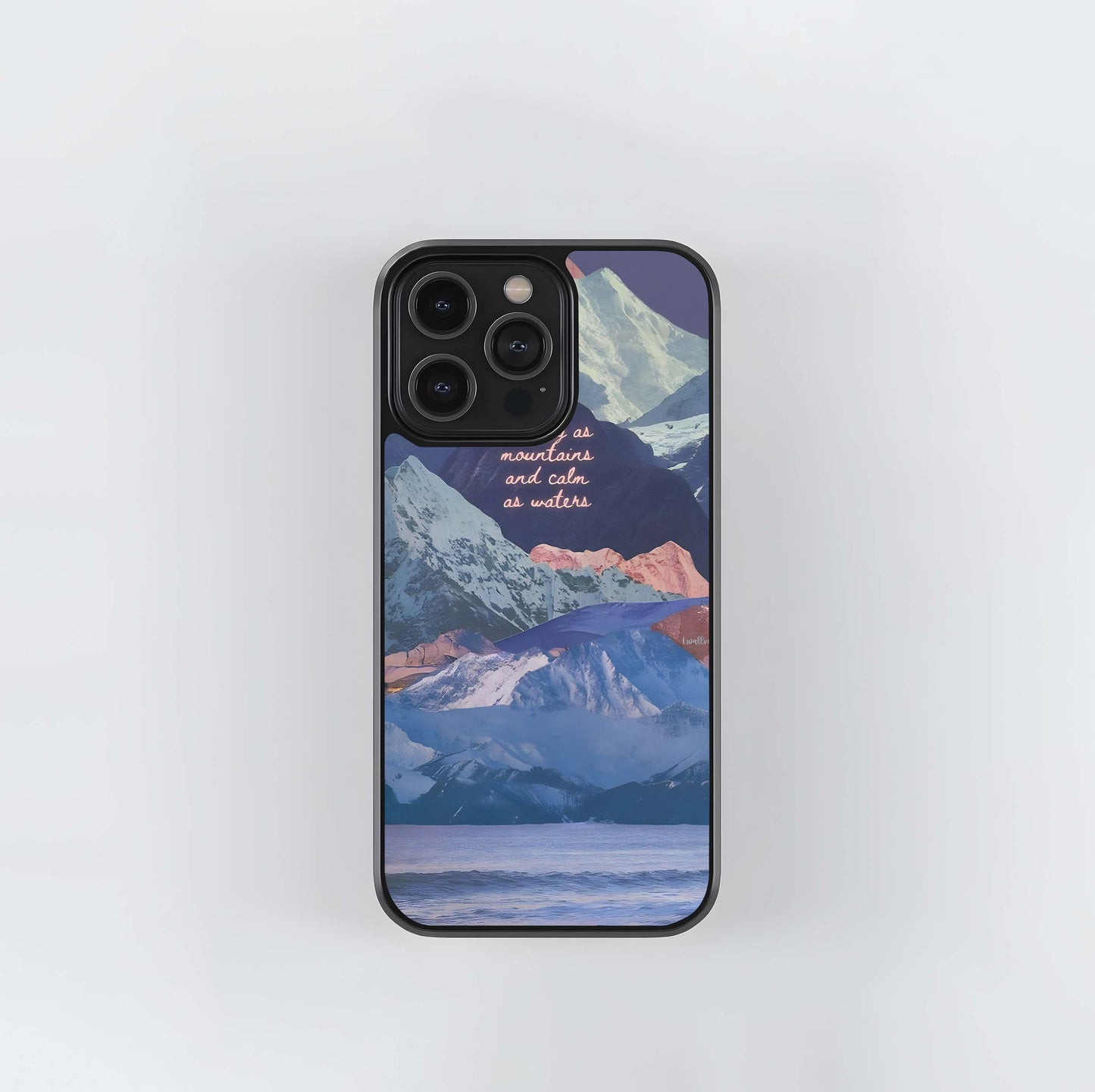 Celestial Mountain Calm Glass Case