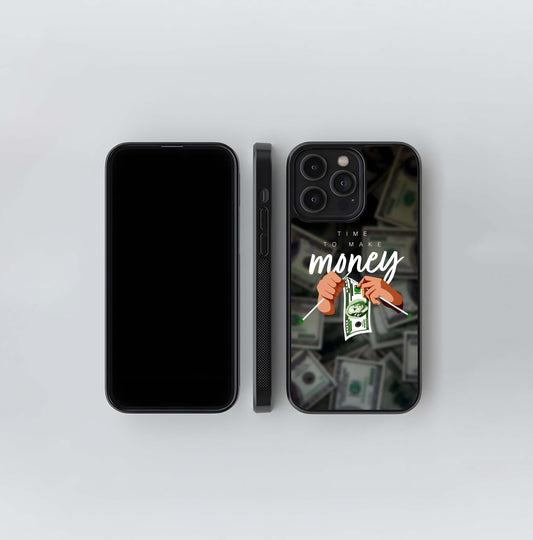 Money Design Glass Case