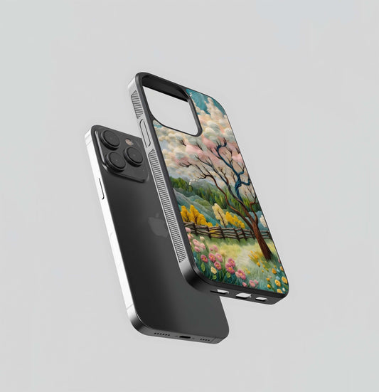 Cloud Landscape with Trees Glass Cases