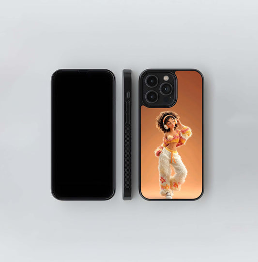 Fluffy Retro Dancer Glass Case