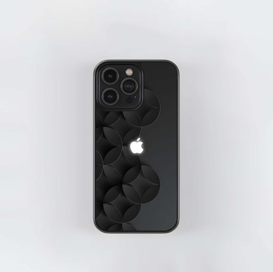 Apple Overlapping Circles Glass Case