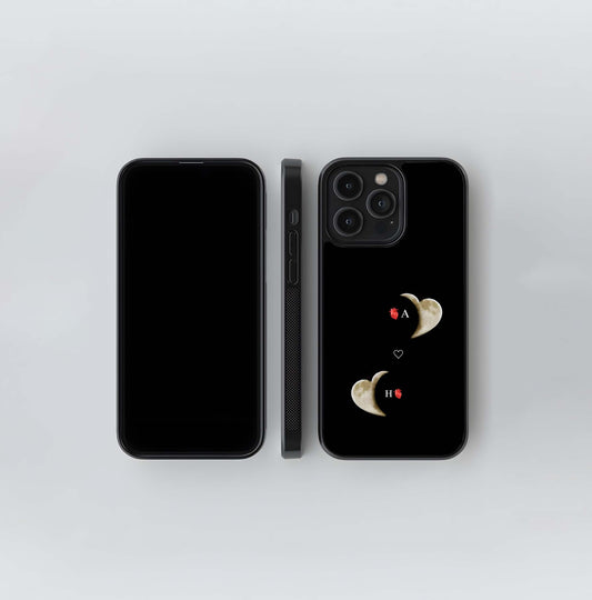 A & H Lunar Heart Duo Glass Case