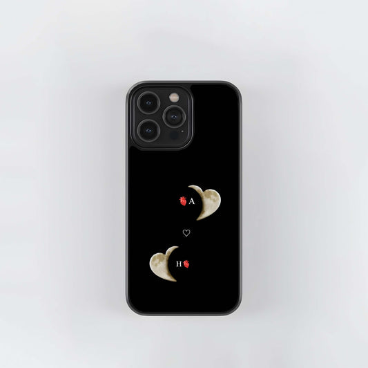 A & H Lunar Heart Duo Glass Case