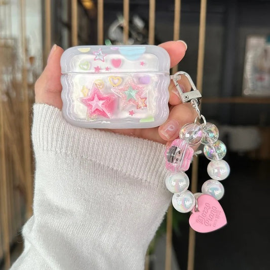 AirPods Case with Beaded Chain AIRPODS PRO 2 Stylish and Protective AIRPODS PRO 2