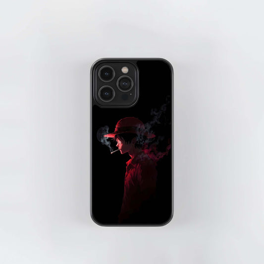 Luffy's Dark Aura Glass Case