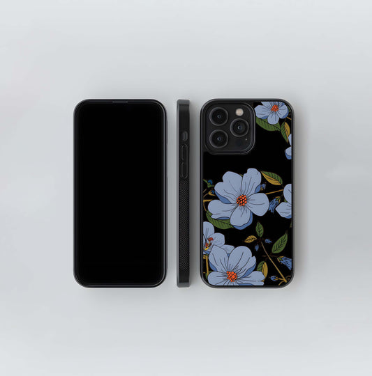 Blue Nigikala Flower Glass Case 2