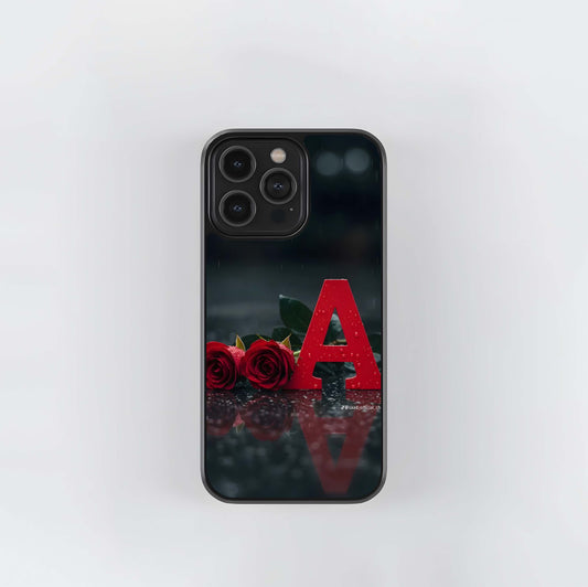 Rainy Day Rose A Glass Case