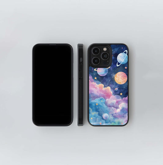 Cosmic Planet Dreams Glass Case