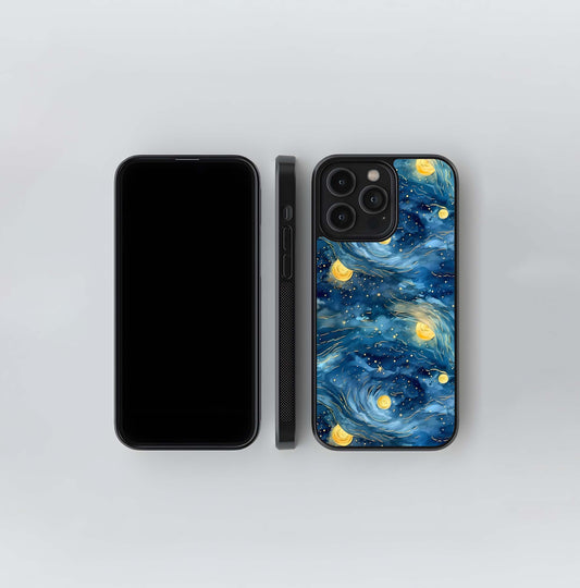 Cosmic Wave Flow Glass Case