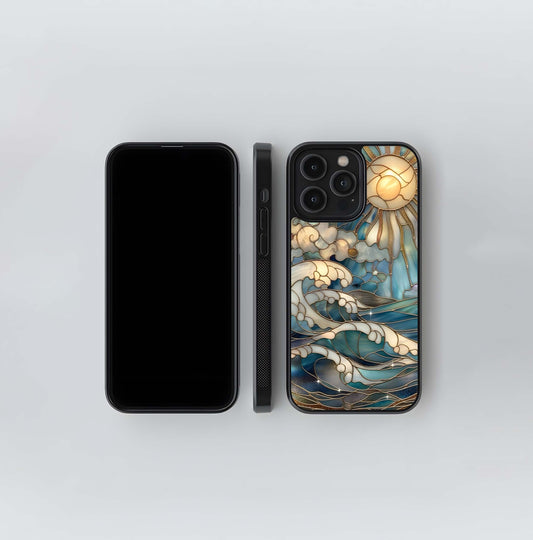 Oceanic Stained- Printed Glass Case