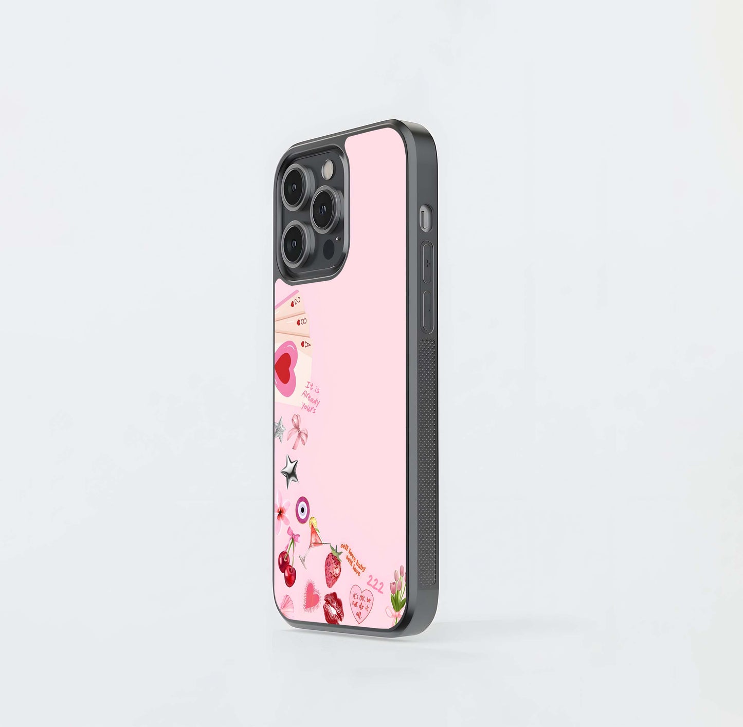 Blush Self Love Glass Case