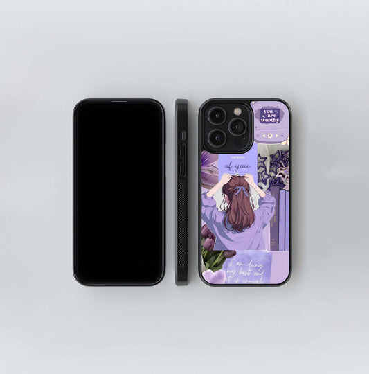 The Best Version aesthetic Glass Case