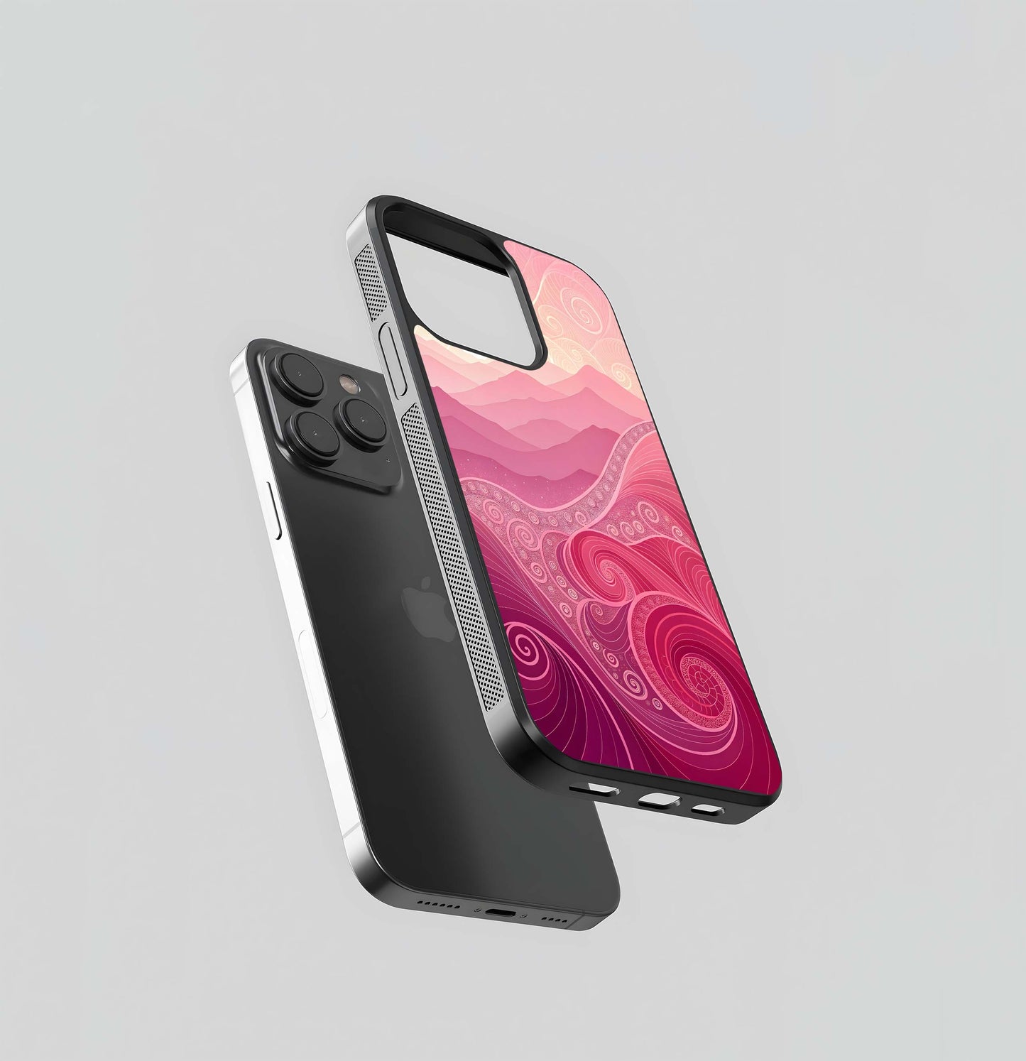 Abstract Pink Glass Case