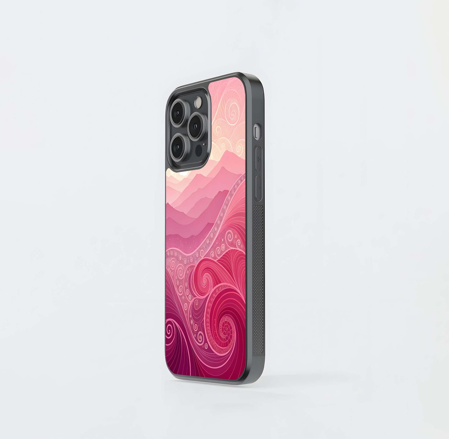 Abstract Pink Glass Case