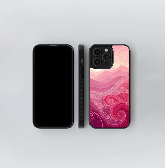Abstract Pink Glass Case