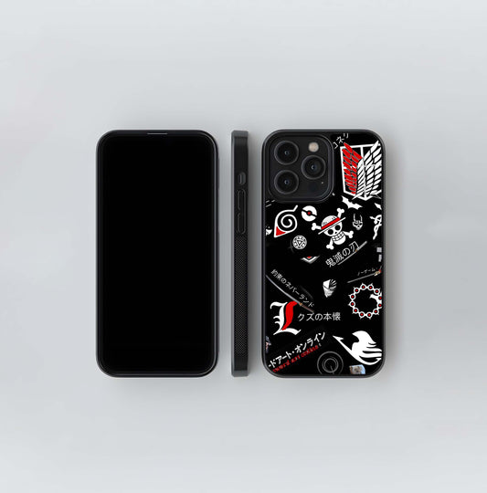 Anime & Manga Montage Glass Case