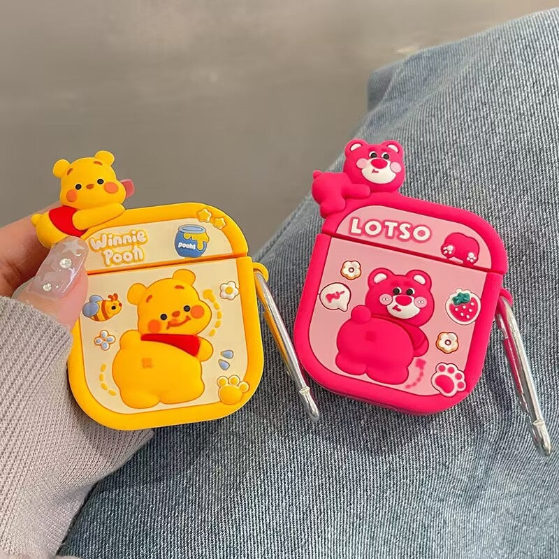 Lotso AirPods Case AIRPODS PRO 2 Cute bear-themed protective case AIRPODS PRO 2
