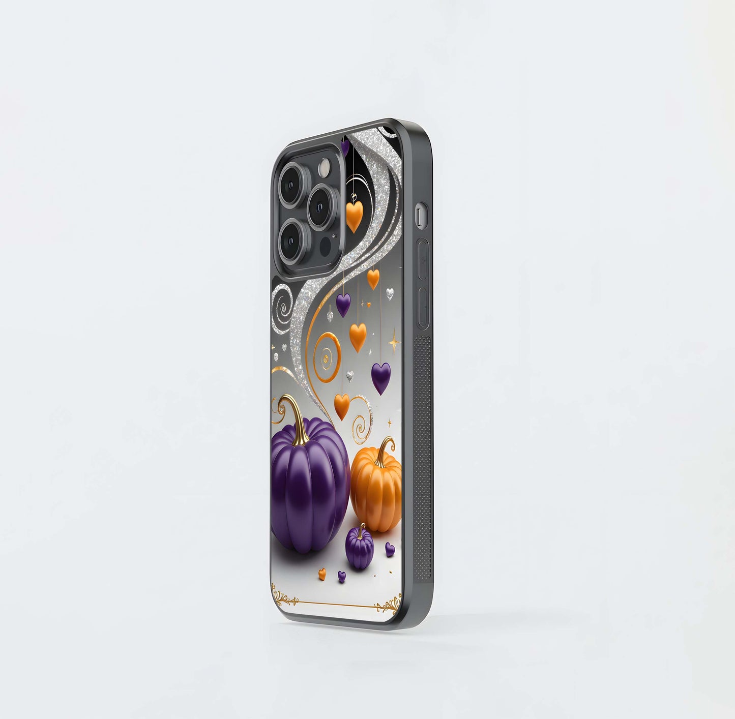 Harvest Heart Cascade Glass Case