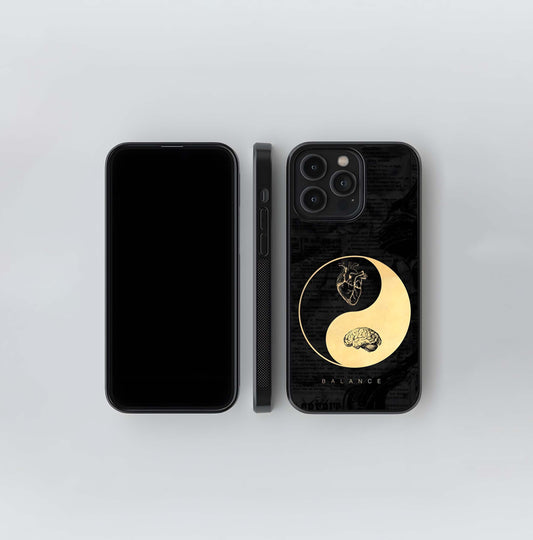 Heart and Mind Balance Glass Case