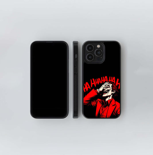 The Laughing Villain Glass Case