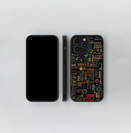 Bold Tribal Code Glass Case