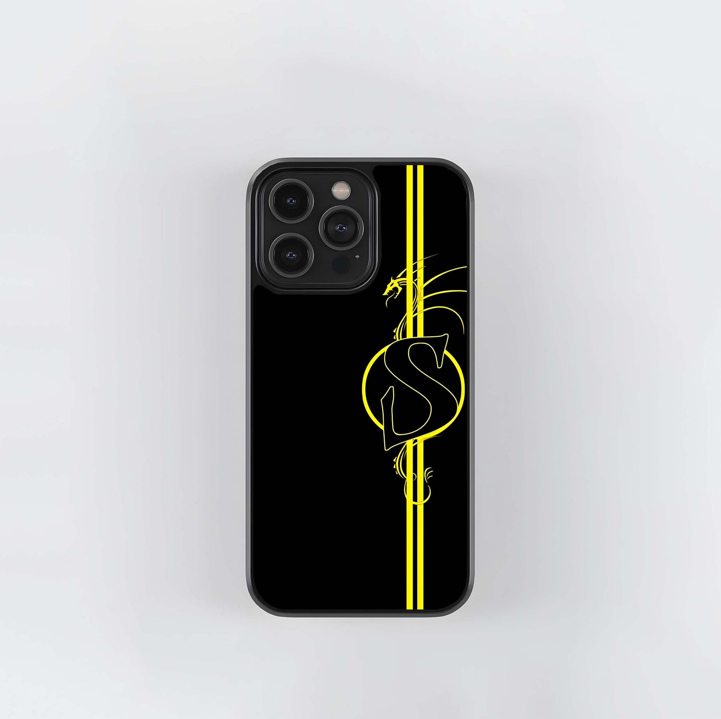 Yellow Dragon S-Stripe Glass Case