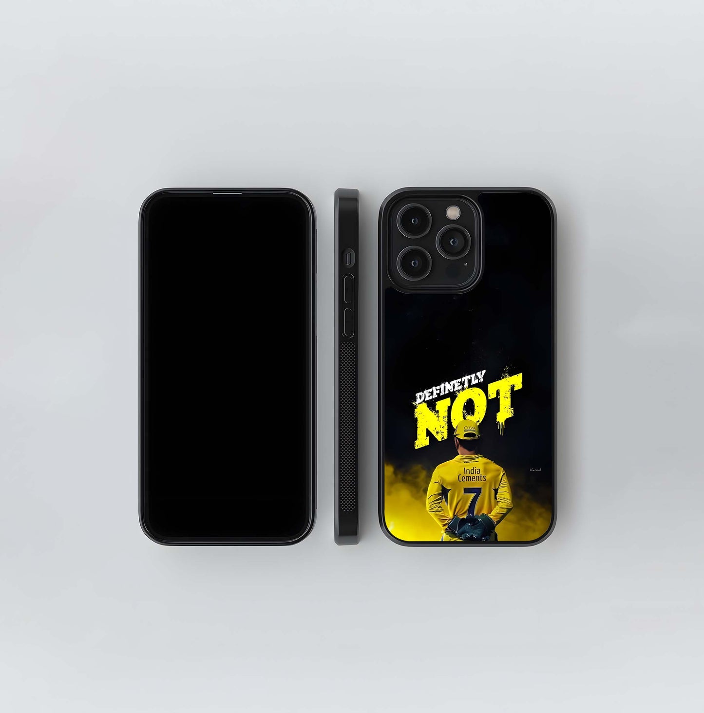 MSD's 'Definitely Not' (Yellow) Glass Case