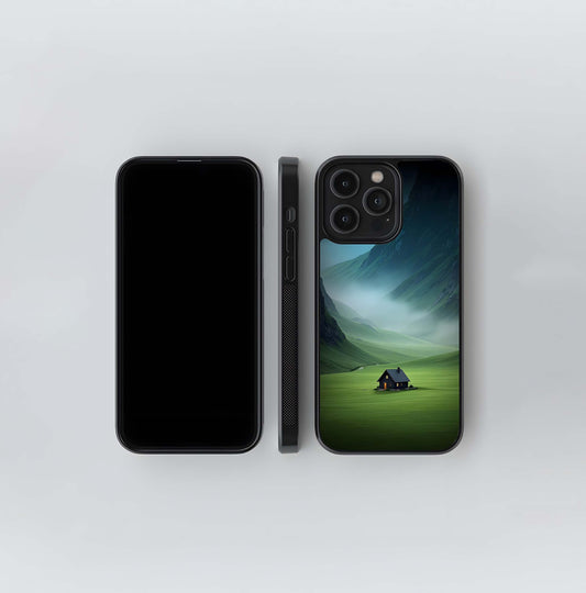 Solitary Valley Cabin Glass Case