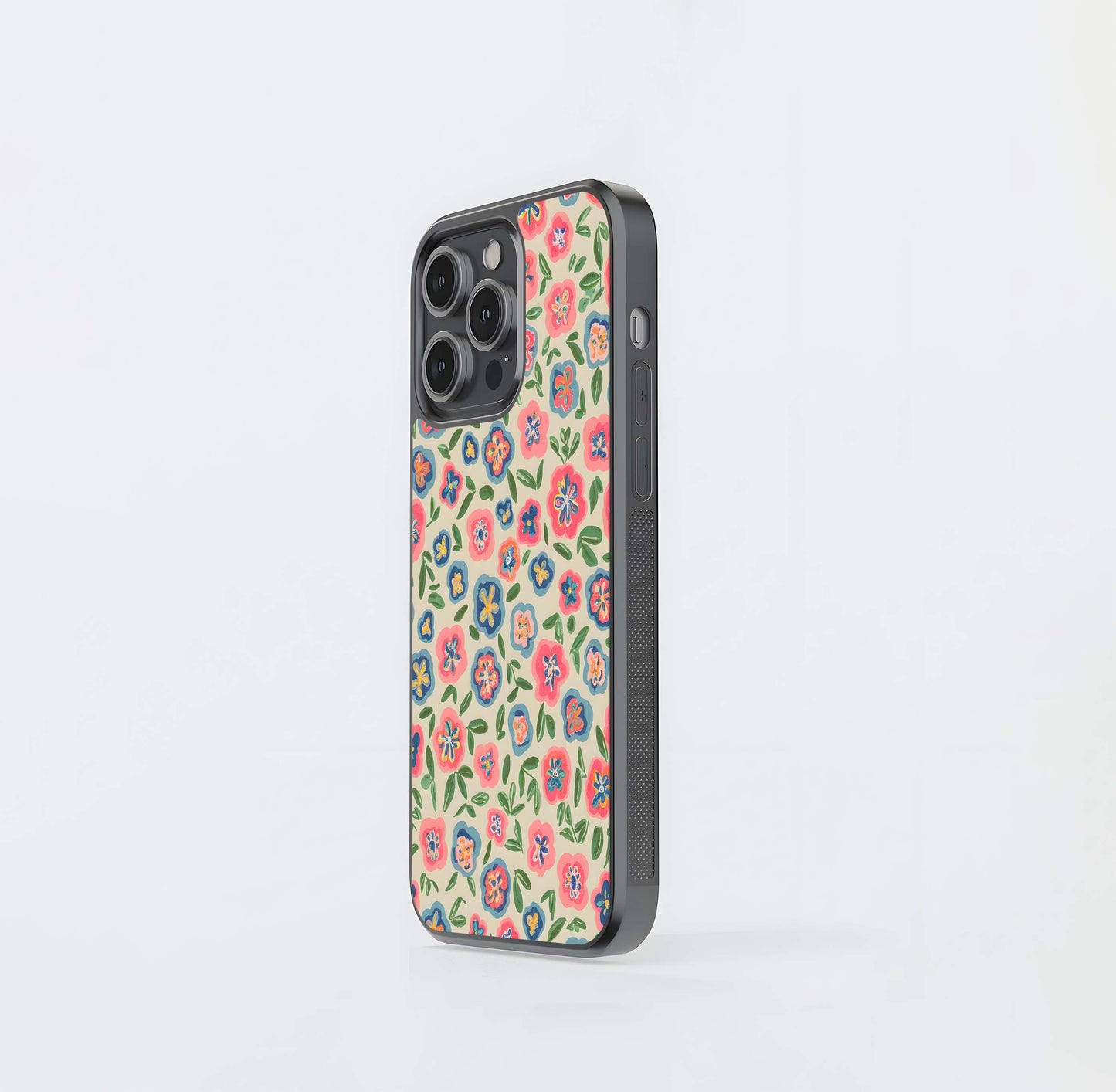 Botanical print Wall Glass Case