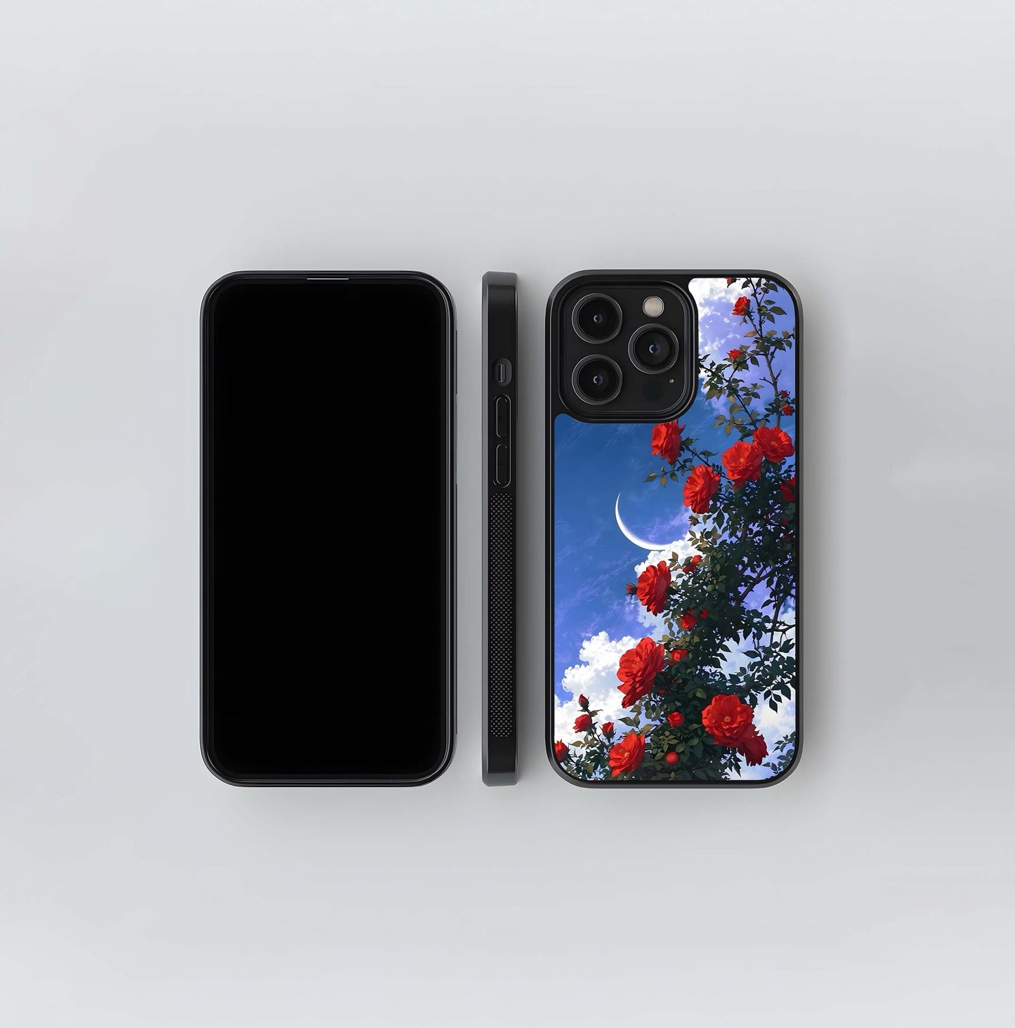 Scarlet Crescent Glass Case