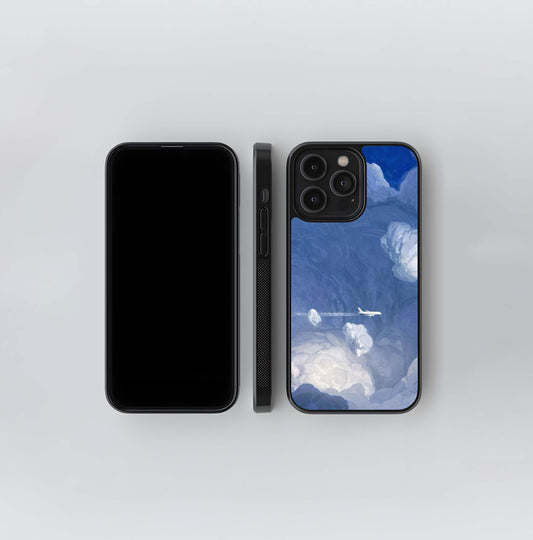 Brushstroke Skies Glass Case