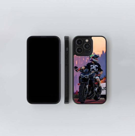 Joker Helmet Street Rider Glass Case