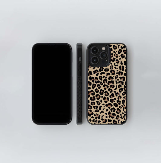 Classic Leopard Print Glass Case