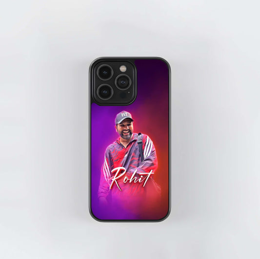Rohit Sharma Portrait Glass Case