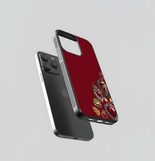 Crimson Devotion Glass Case