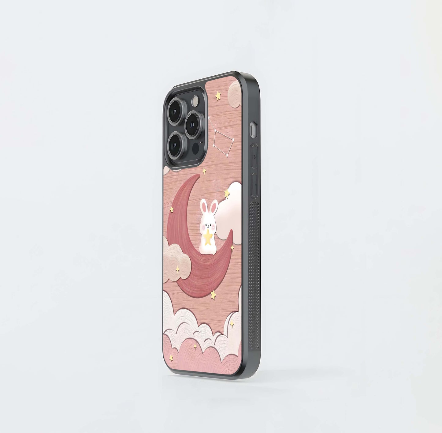 Bunny Star Hugs Glass Case