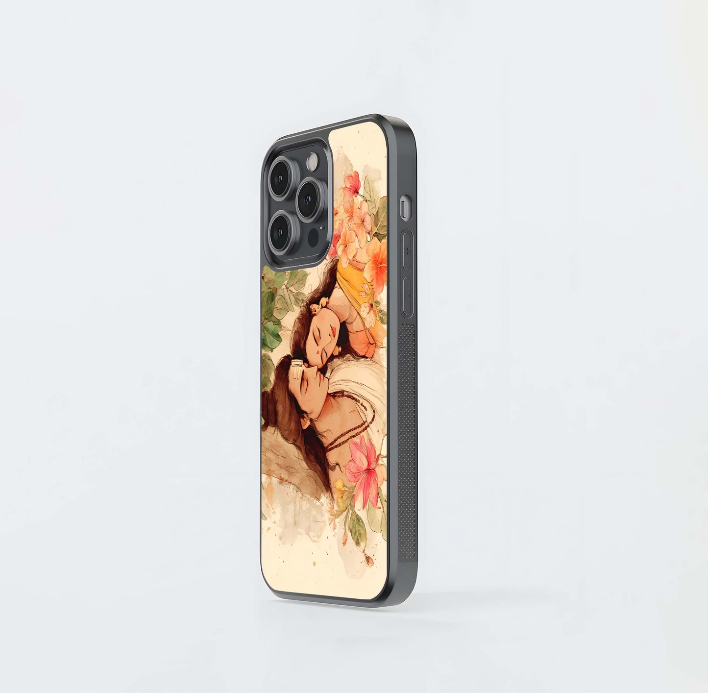 Love and devotion Ram and sita Glass Case