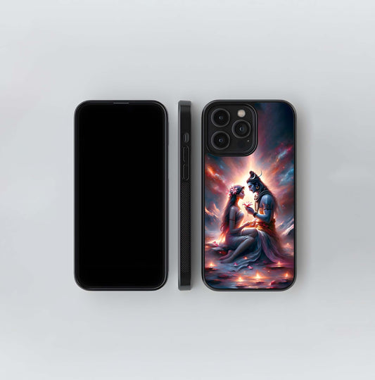 Shiva and Shakti… Glass Case