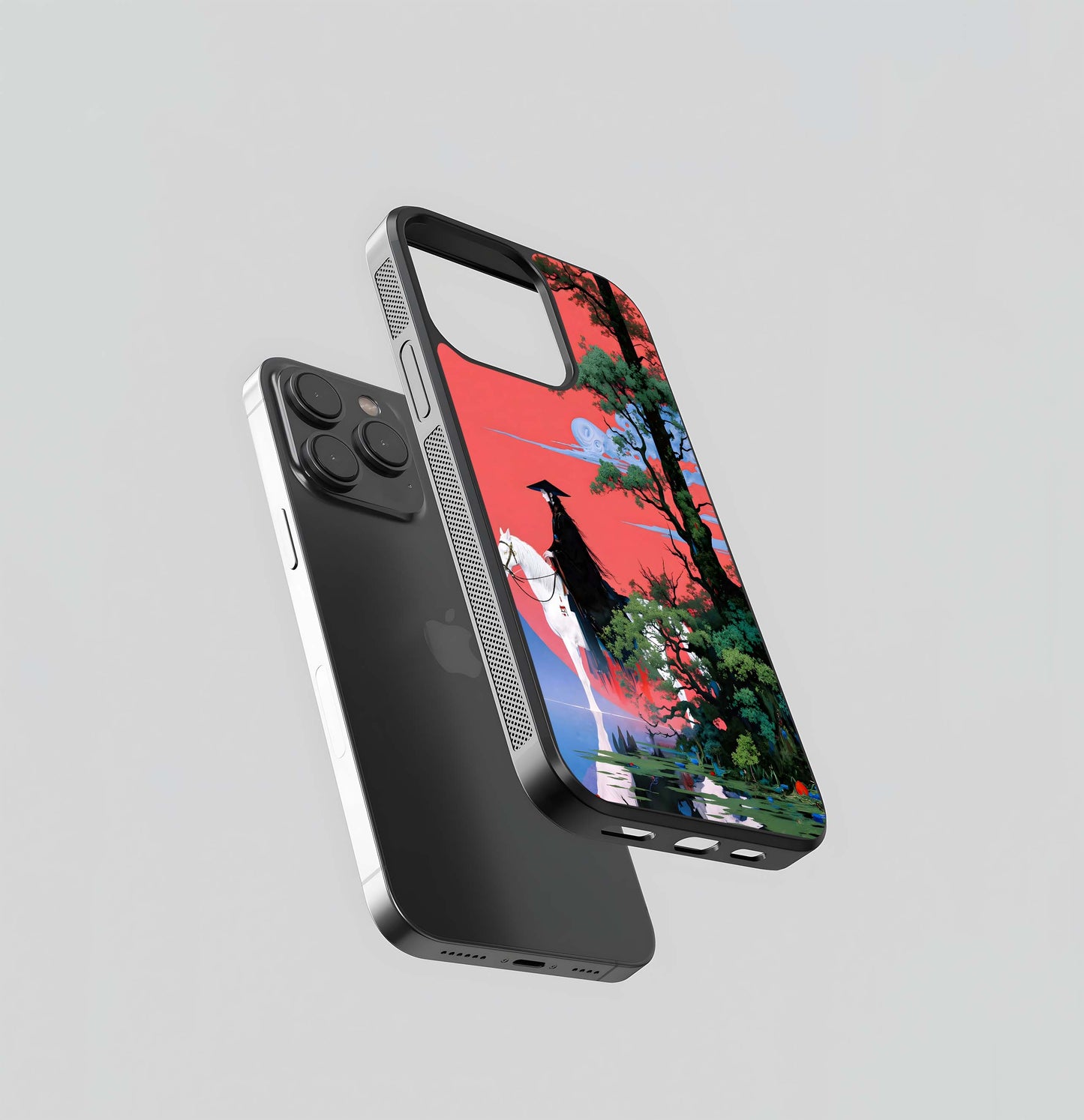 Crimson Samurai Glass Case