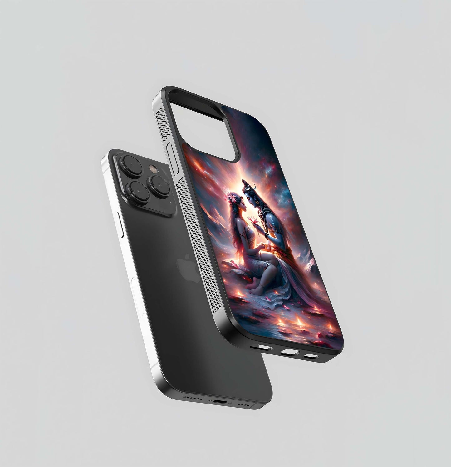 Shiva and Shakti… Glass Case