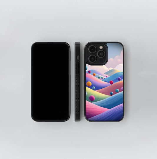 Candy-Colored Rolling Hills Glass Case