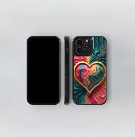 Marbled Affection Glass Case