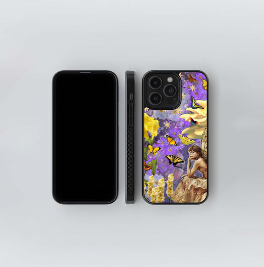 Butterfly Fairy Garden Glass Case