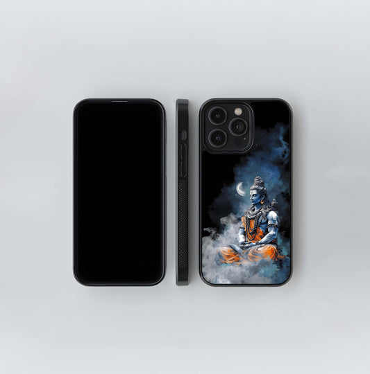 Shiva in the Abyssal Mist Glass Case