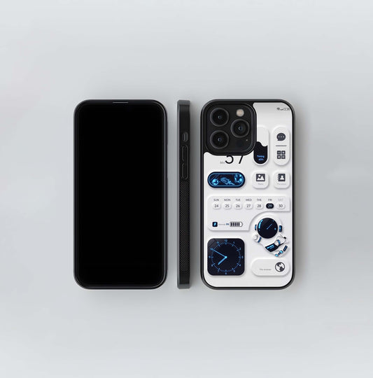 Neumorphic Astro-OS Glass Case